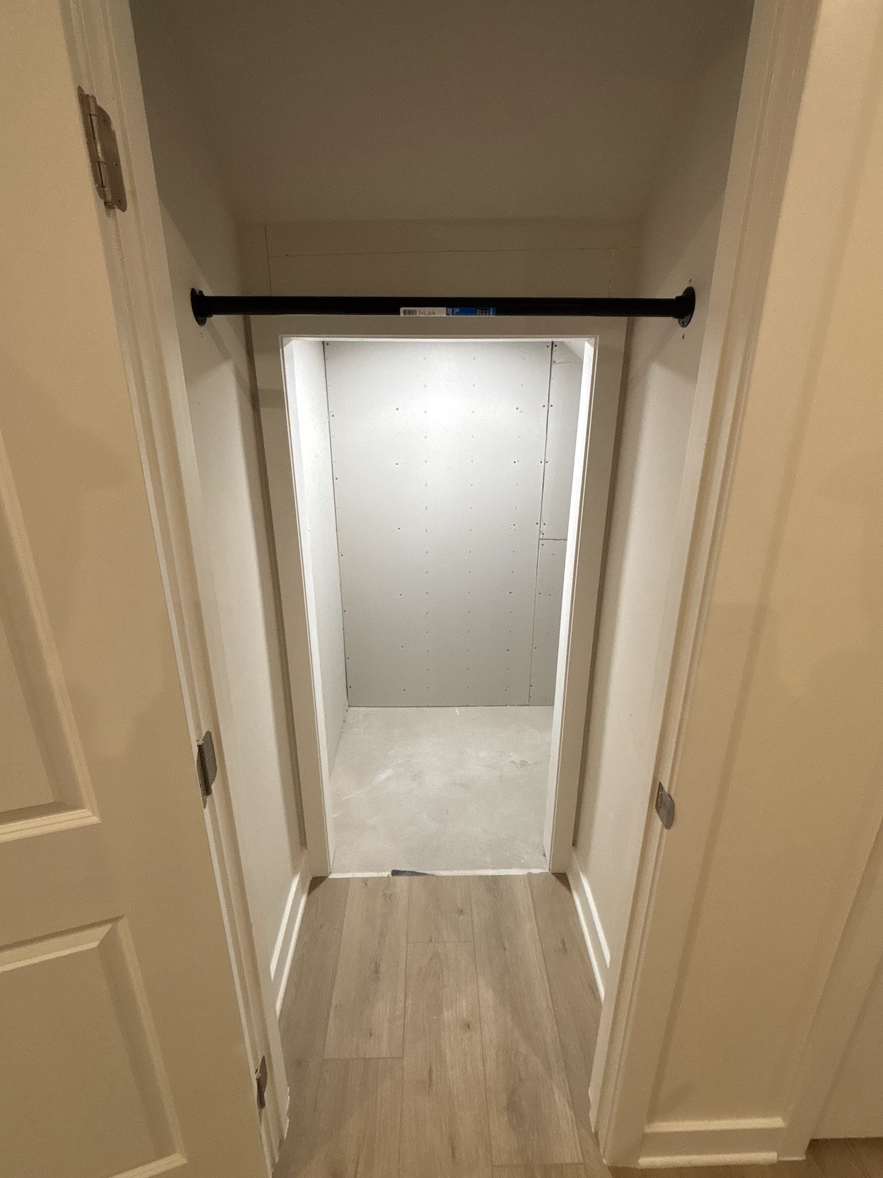 After wall painting and closet space enhancement